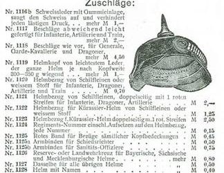 The Relative Cost of a Pickelhaube
